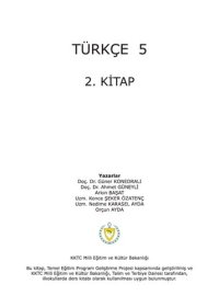 cover of the book Türkçe 5. 2. Kitap