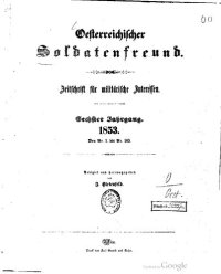 cover of the book Österreichischer Soldatenfreund. Zeitschrift für militärische Interessen