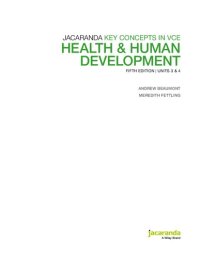 cover of the book Key concepts in VCE. Health & human development. Units 3 & 4