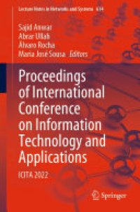 cover of the book Proceedings of International Conference on Information Technology and Applications: ICITA 2022