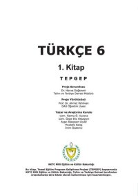 cover of the book Türkçe 6. 1. Kitap