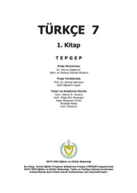 cover of the book Türkçe 7. 1. Kitap