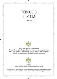 cover of the book Türkçe 3. 1. Kitap