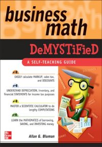 cover of the book Business Math Demystified