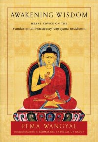 cover of the book Awakening Wisdom: Heart Advice on the Fundamental Practices of Vajrayana Buddhism