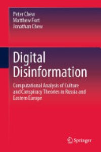 cover of the book Digital Disinformation: Computational Analysis of Culture and Conspiracy Theories in Russia and Eastern Europe