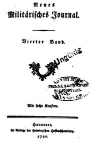 cover of the book Neues Militärisches Journal