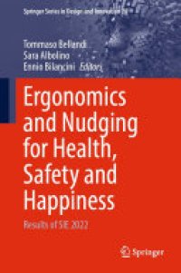 cover of the book Ergonomics and Nudging for Health, Safety and Happiness: Results of SIE 2022