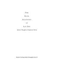 cover of the book The Sage Learning of Liu Zhi - Islamic Thought in Confucian Terms