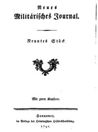 cover of the book Neues Militärisches Journal