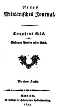 cover of the book Neues Militärisches Journal