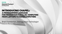 cover of the book Introducing Chapel: A Programming Language for Productive Parallel Computing from Laptops to Supercomputers