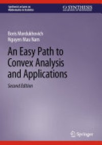 cover of the book An Easy Path to Convex Analysis and Applications