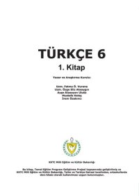 cover of the book Türkçe 6. 1. Kitap