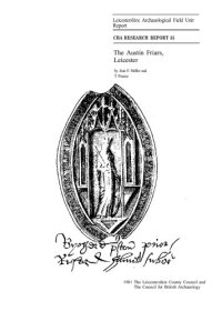 cover of the book The Austin Friars, Leicester