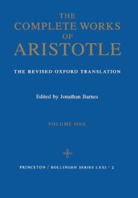 cover of the book Complete Works of Aristotle, Vol. 1