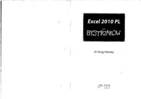 cover of the book Excel 2010 PL dla bystrzaków