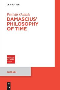 cover of the book Damascius' Philosophy of Time