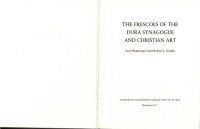 cover of the book The Frescoes of the Dura Synagogue and Christian Art (Dumbarton Oaks Studies, 28)