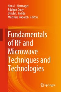 cover of the book Fundamentals of RF and Microwave Techniques and Technologies