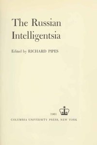 cover of the book Russian Intelligentsia