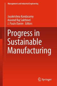 cover of the book Progress in Sustainable Manufacturing