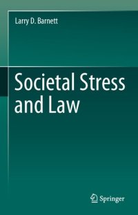 cover of the book Societal Stress and Law