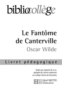 cover of the book Le fantôme de Canterville: Livret pédagogique