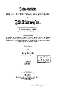 cover of the book Jahresberichte über die Veränderungen und Fortschritte im Militärwesen