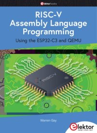 cover of the book RISC-V Assembly Language Programming. Using ESP32-C3 and QEMU