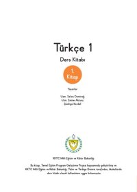 cover of the book Türkçe 1. Ders Kitabı. 1. Kitap