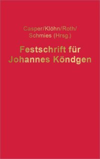 cover of the book Festschrift für Johannes Köndgen