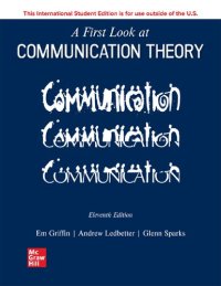 cover of the book A First Look at Communication Theory