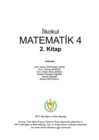 cover of the book Matematik 4. İlkokul. 2. Kitap