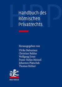 cover of the book Handbuch des Römischen Privatrechts