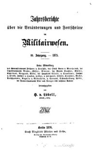 cover of the book Jahresberichte über die Veränderungen und Fortschritte im Militärwesen