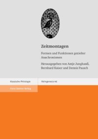 cover of the book Zeitmontagen: Formen und Funktionen gezielter Anachronismen