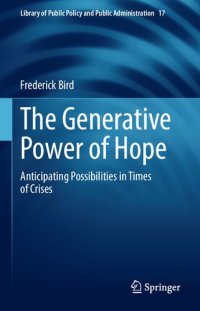 cover of the book The Generative Power of Hope: Anticipating Possibilities in Times of Crises