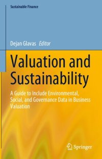 cover of the book Valuation and Sustainability: A Guide to Include Environmental, Social, and Governance Data in Business Valuation