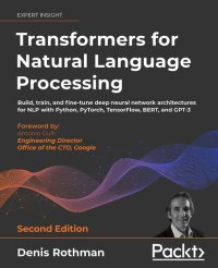 cover of the book Transformers for Natural Language Processing: Build, train, and fine-tune deep neural network architectures for NLP with Python, Hugging Face, and OpenAI's GPT-3, ChatGPT, and GPT-4, 2nd Edition