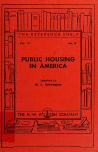 cover of the book Public housing in America, (The reference shelf)