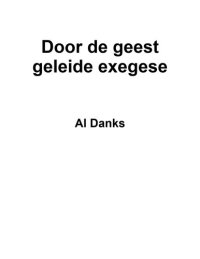 cover of the book Door de geest geleide exegese