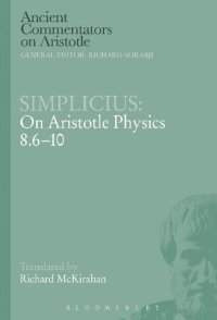 cover of the book Simplicius: on Aristotle Physics 8.6-10