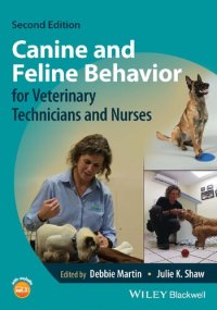 cover of the book Canine and Feline Behavior for Veterinary Technicians and Nurses