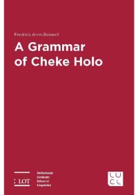 cover of the book A Grammar of Cheke Holo