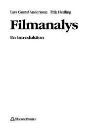 cover of the book Filmanalys: En introduktion