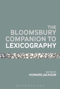 cover of the book The Bloomsbury Companion to Lexicography