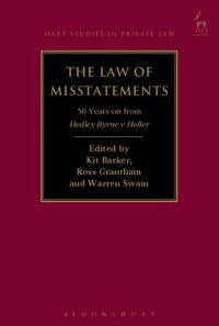 cover of the book The Law of Misstatements: 50 Years on from Hedley Byrne v Heller