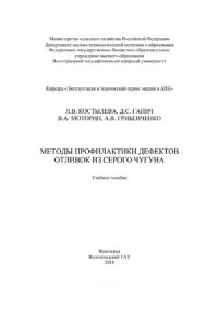 cover of the book Методы профилактики дефектов отливок из серого чугуна