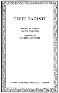 cover of the book Testi taoisti